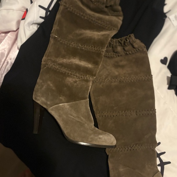 Coach Shoes - Coach Olive Suede Heeled Boots